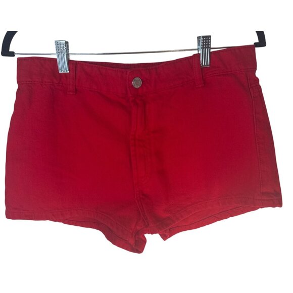 2/$30 ZARA Size Small Red Zara Cotton Womens Shorts - Picture 1 of 15